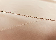 Urdidura 82% de nylon elástico elástico feito malha da tela para o roupa de banho DTY bege