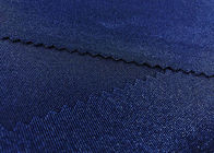 urdidura de nylon da tela 84% do poliéster dos azuis marinhos 210GSM que faz malha a elasticidade alta