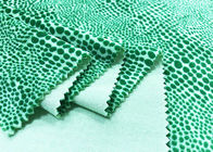 material 100% do velo do poliéster 210GSM para a cópia home do leopardo do verde de matéria têxtil