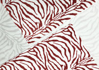 tela de veludo do poliéster 210GSM/tela poli do velo para as listras home da zebra de matéria têxtil