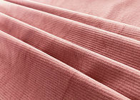 Tela elástico do veludo de algodão do poliéster de 94%/material cor-de-rosa 200GSM veludo de algodão da cinza
