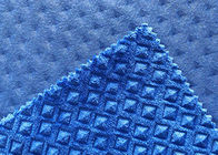 200GSM gravou o azul prussiano da tela de veludo/de tela de estofamento de veludo poliéster do sofá