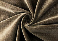 micro tela de veludo 210GSM para os desenhos em espinha de Brown do vestuário do terno dos homens modelados