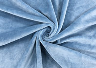 cor 100% azul feita malha do poliéster da tela do brinquedo do luxuoso 210GSM urdidura macia