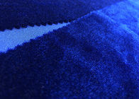 a tela do brinquedo do luxuoso 250GSM/brandamente urdidura de matéria têxtil do luxuoso fez malha a cor dos azuis marinhos