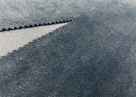 100 por cento macios tela 240GSM de veludo do poliéster da micro para o cinza home de matéria têxtil