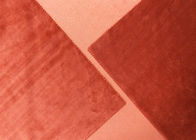 vermelho de tijolo macio da tela do brinquedo do luxuoso 205GSM 100 por cento de material do poliéster