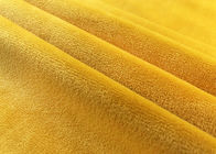 micro tela macia do poliéster 220GSM/tela amarela ambarina de veludo para acessórios dos brinquedos