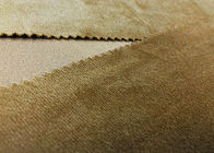 poliéster 100% amarelo verde-oliva macio do material de veludo 240GSM para a matéria têxtil home