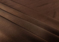 elasticidade de confecção de malhas da tela do poliéster de 200GSM 85% para o roupa interior Brown elegante