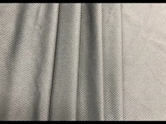 Efeito de couro 100% poliéster feltro tecido cinza para projetos de tapete almofadas