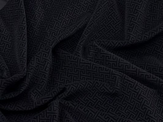 Tecido de poliéster de veludo micro elástico perfeito para vestidos