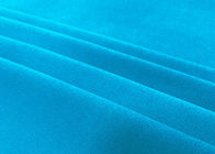 urdidura 87% de nylon elástico azul de turquesa liso elástico feito malha da tela 290GSM