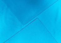 urdidura 87% de nylon elástico azul de turquesa liso elástico feito malha da tela 290GSM