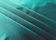 Tela 84% de nylon flexível do Spandex para a cor verde 210GSM do pavão do roupa de banho