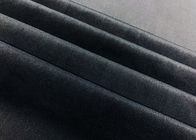 confecção de malhas elástica do poliéster do preto 200GSM 85% da tela do forro do roupa interior de 160cm
