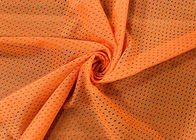a tela de malha do poliéster 110GSM para a segurança de tráfego do forro do desgaste dos esportes veste a laranja de néon