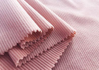 O material poli do veludo de algodão do rosa de bebê de 94% arfa os acessórios que fazem 200GSM elástico