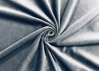 Tela Ducth Cationic de veludo do poliéster 200GSM para Sofa Grey Twill Color
