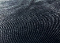 Poliéster 100% macio super para fora queimado da cor 240GSM do preto da tela do veludo de algodão de veludo