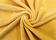 Veludo amarelo escuro de Microfiber do poliéster do material 280GSM 92% da tela de veludo
