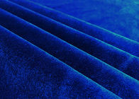 a tela do brinquedo do luxuoso 250GSM/brandamente urdidura de matéria têxtil do luxuoso fez malha a cor dos azuis marinhos