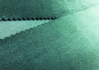 240GSM tela do poliéster do delicado 100% micro/micro tela de veludo para o verde de matéria têxtil da casa