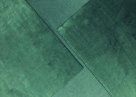 240GSM tela do poliéster do delicado 100% micro/micro tela de veludo para o verde de matéria têxtil da casa