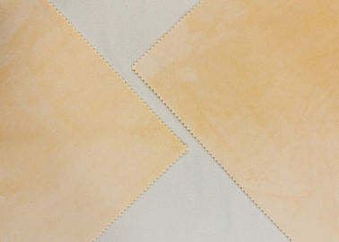 210GSM imprimiu a micro tela do poliéster/a cor material do pêssego vestido do poliéster