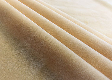 210GSM imprimiu a micro tela do poliéster/a cor material do pêssego vestido do poliéster