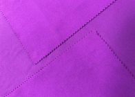 210GSM escovou a tela da malha 100 por cento de poliéster para os acessórios violetas
