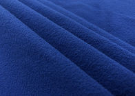 205GSM escovou a tela da malha/largura azul macia super da tela 160cm do poliéster