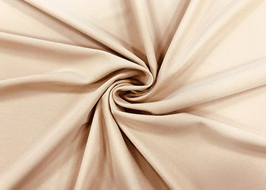 Urdidura 82% de nylon elástico elástico feito malha da tela para o roupa de banho DTY bege