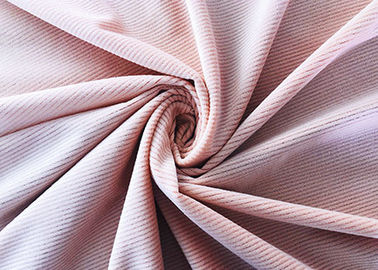 O material poli do veludo de algodão do rosa de bebê de 94% arfa os acessórios que fazem 200GSM elástico